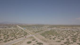 Desert Roads Aerial Photo Drone