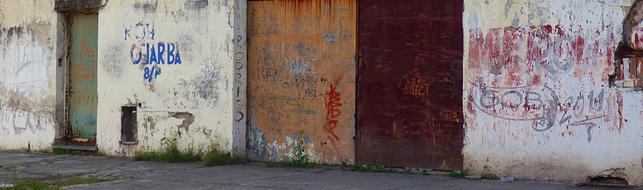 Abandoned Property Front wall