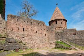 Castle Wertheim Baden red brick