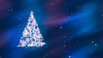 Shiny and beautiful Christmas tree in bokeh lights, at background with the colorful space, clipart