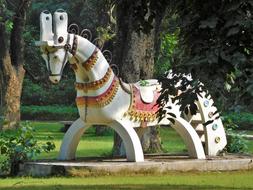 Horse Sculpture garden