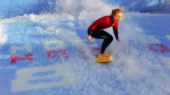 Surfer on Ocean Wave
