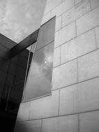 Building City Modern black and white
