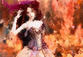 doll painting paint beautiful