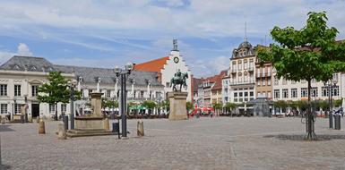 beautiful street square