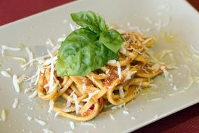 spaghetti dish