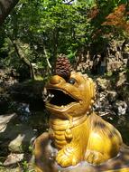asian dragon statuette
