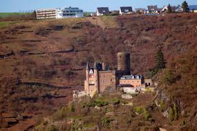 Katz Castle at rock, germany