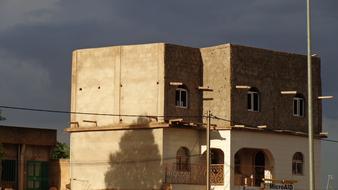 residential building in the evening