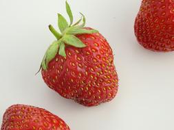 juicy ripe strawberries