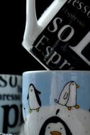 cute penguin mug