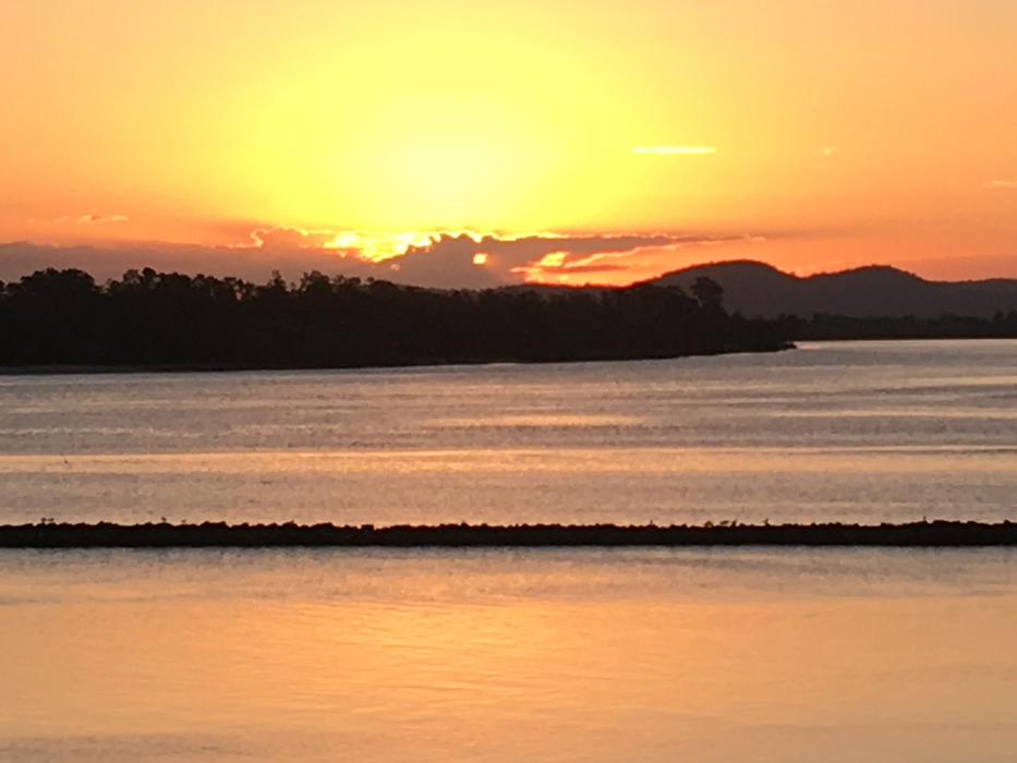 Sunset over Beach in Summer
