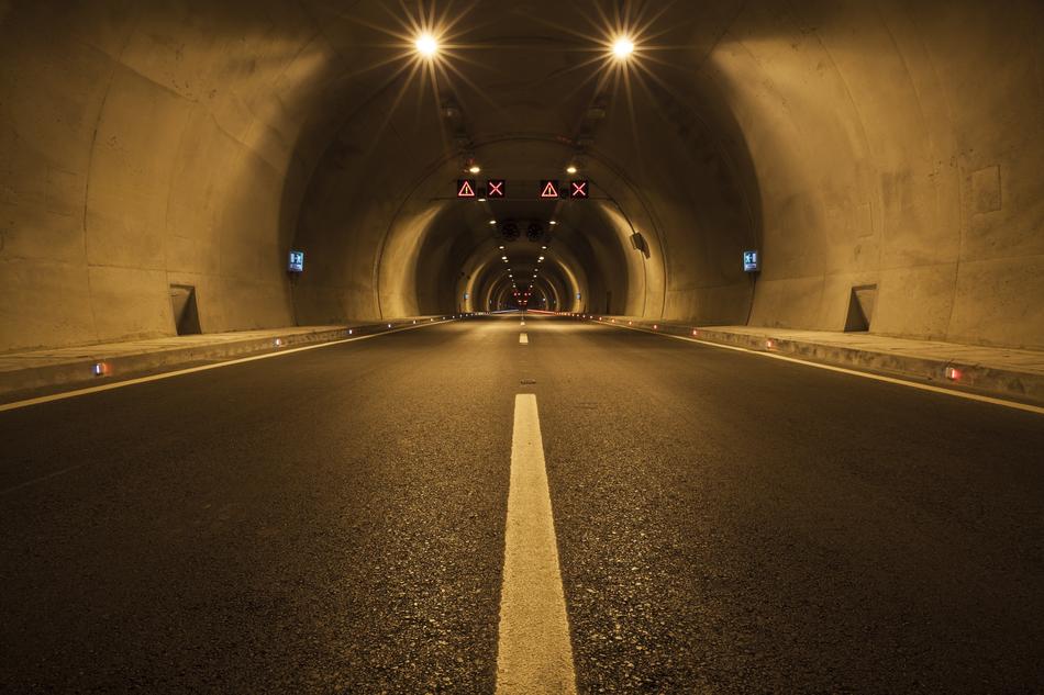 Road Ribbon Tunnel