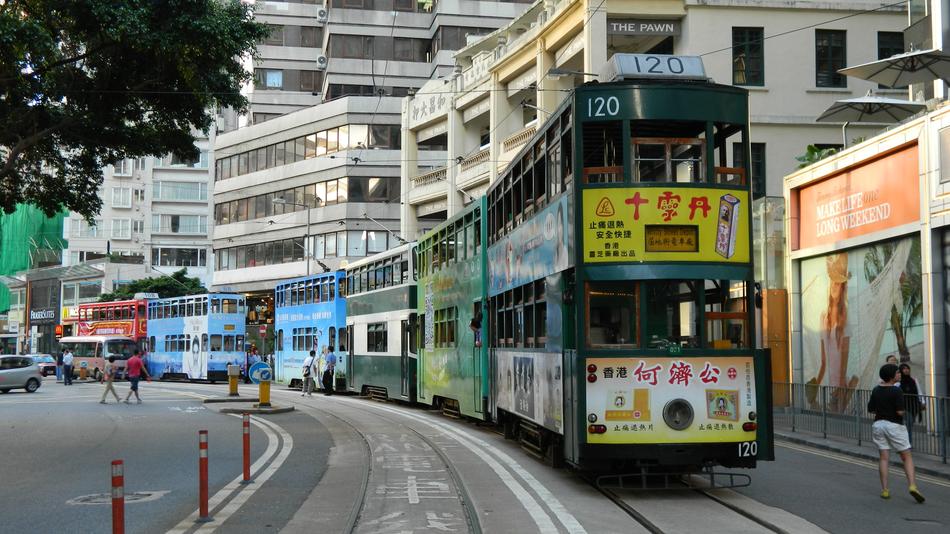 Hongkong Tram Vintage