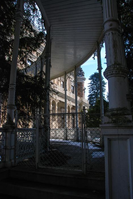 building among the trees in Vienna