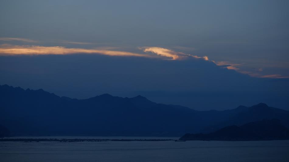 blue Sunset Sky