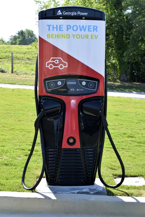 Electric Charge Road Sign