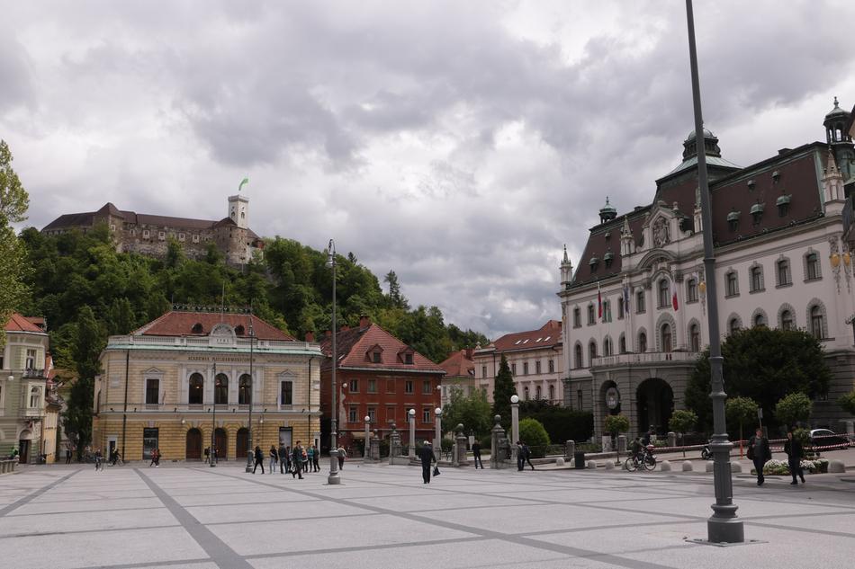town center Ljubljana