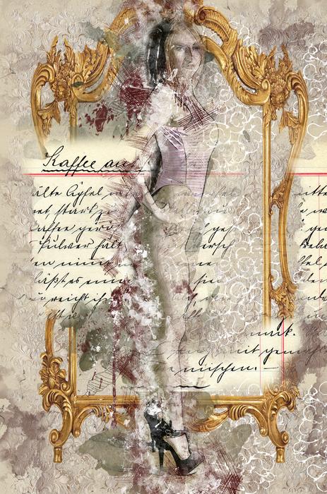 elegant art collage design