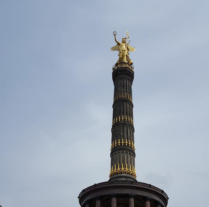 Berlin Siegessäule Landmark Gold