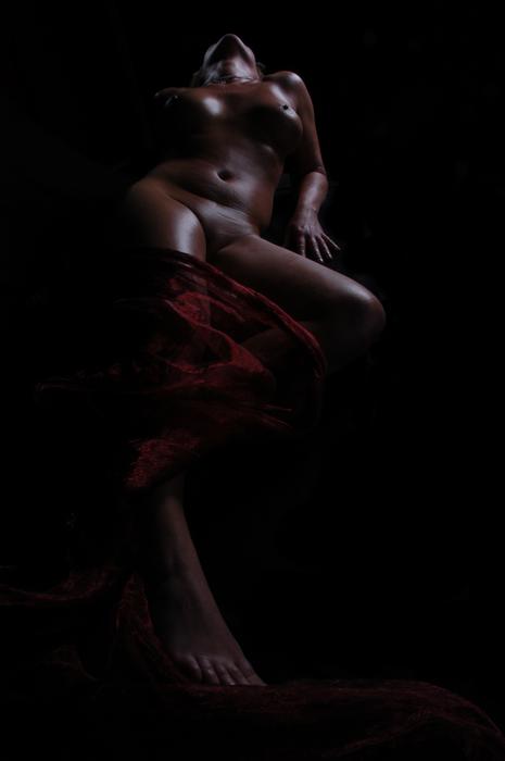 Woman Nude at Dark