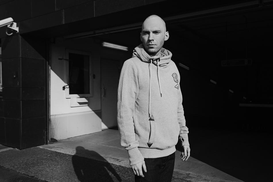 Man Dj black and white
