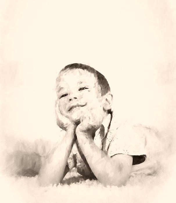 baby paint art