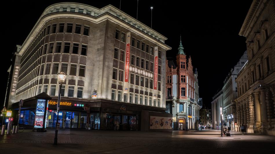 Leipzig City at night