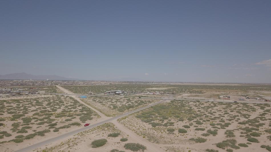 Desert Roads Aerial Photo Drone