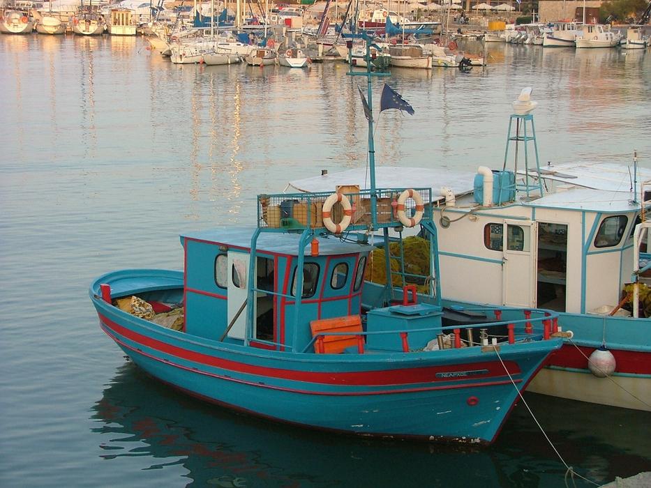Greece Hellas Crete Fishing