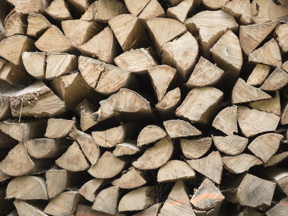 Wood Holzstapel Deposited