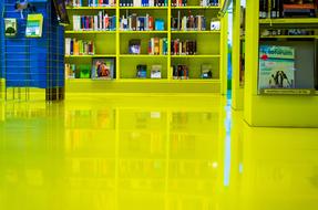 Mirroring Library Books room