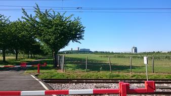 railway crossing in Stuttgart, Germany