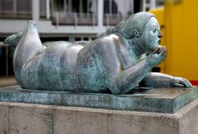 metal Sculpture Of Bamberg Female