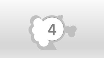 four 4 drawing