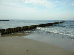 long bridge with the sea
