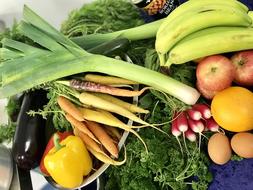 colorful ripe vegetables