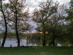 Hungary In Zebegeny at Sunset
