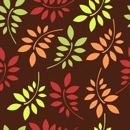 leaves foliage pattern design