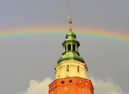 Tower Building and rainbow