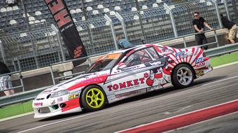 beautiful drift car