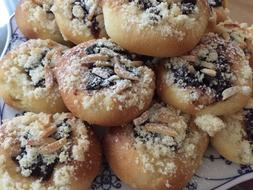delicious pastries are hot