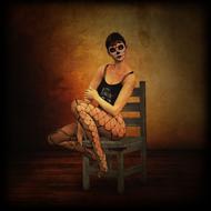 Woman Beauty Sitting