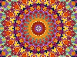 fractal kaleidoscope mandala