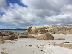 beach rocks by the sea