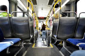 Metro Bus Houston Texas Interior