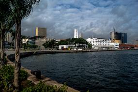 distant view of the Museum of Tomorrow in rio de janeiro