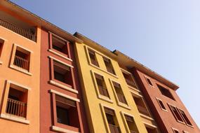 Building Red Yellow orange