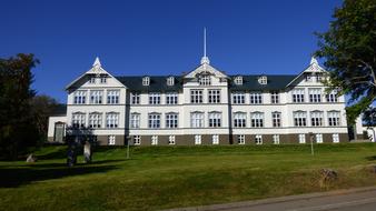 landscape of Akureyri Iceland College
