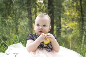Photoshoot baby in Forest